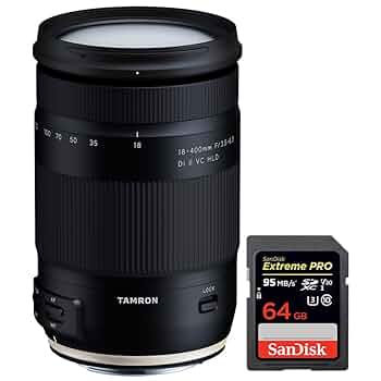 TAMRON - TAMRON18-400mm F/3.5-6.3DiⅡ VC HLD canon Amazon.com : Tamron 18-400mm f/3.5-6.3 Di II VC HLD All-in